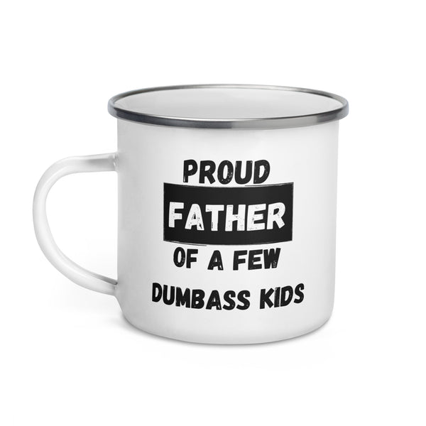 "Proud Father" Enamel Mug