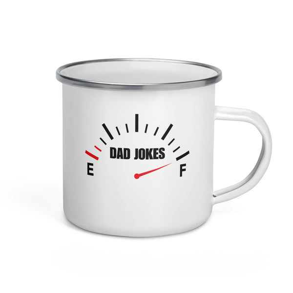 Dad Joke Gauge Enamel Mug