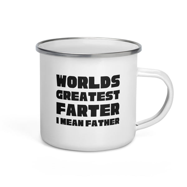 World's Greatest Farter Enamel Mug